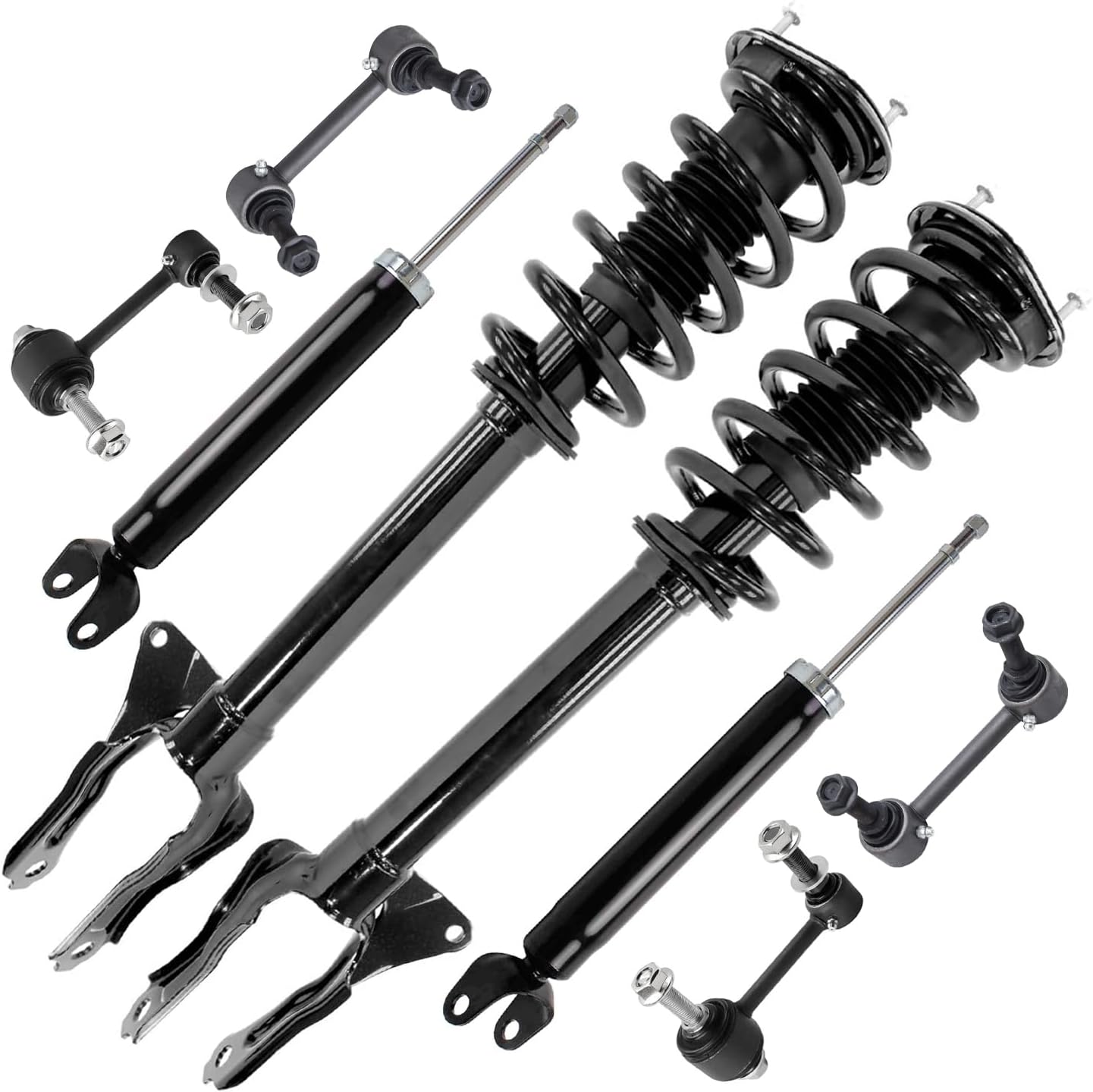 8pc Front Struts Rear Shocks Sway Bar Links Suspension Kit