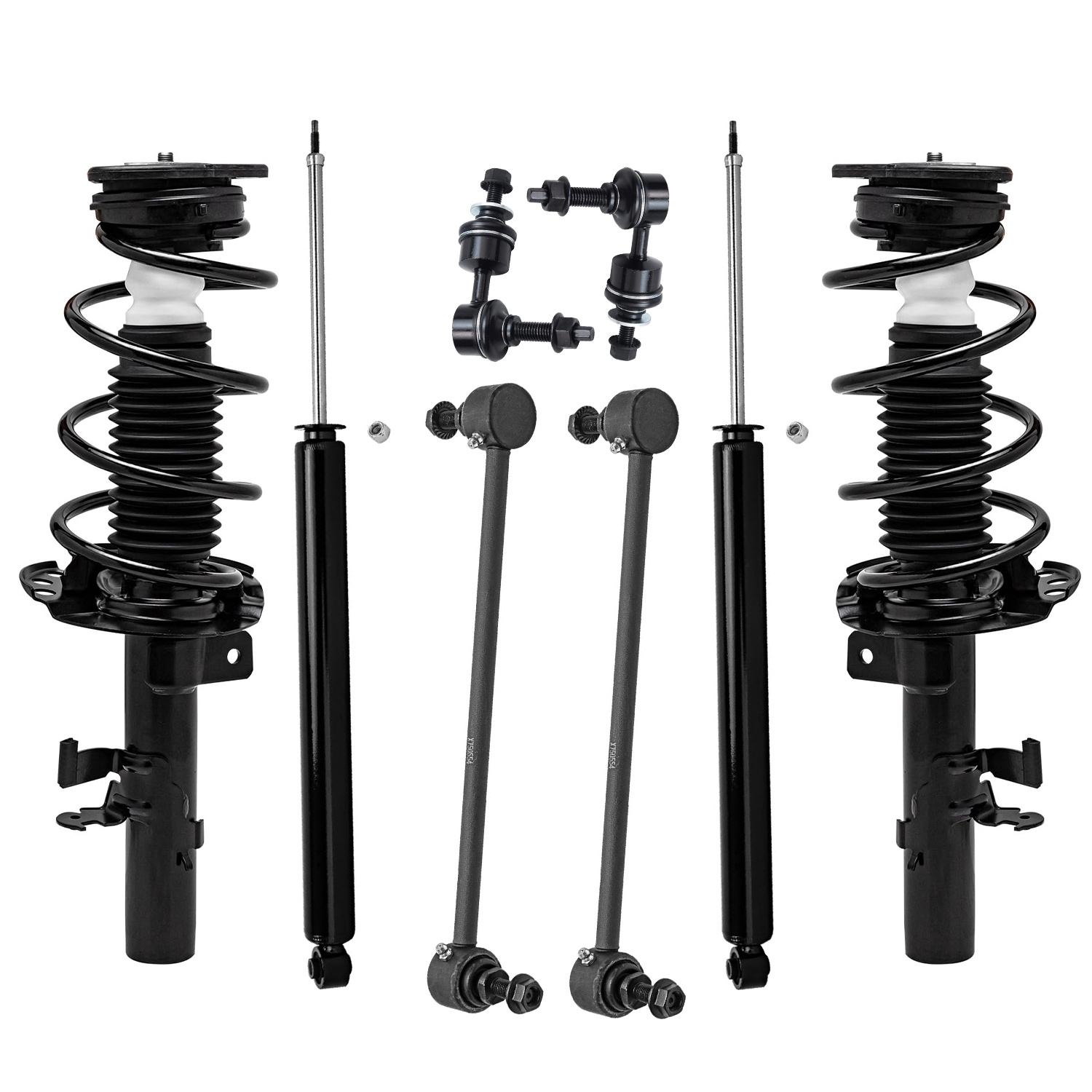 8pc Front Struts Rear Shocks Sway Bar Links Suspension Kit