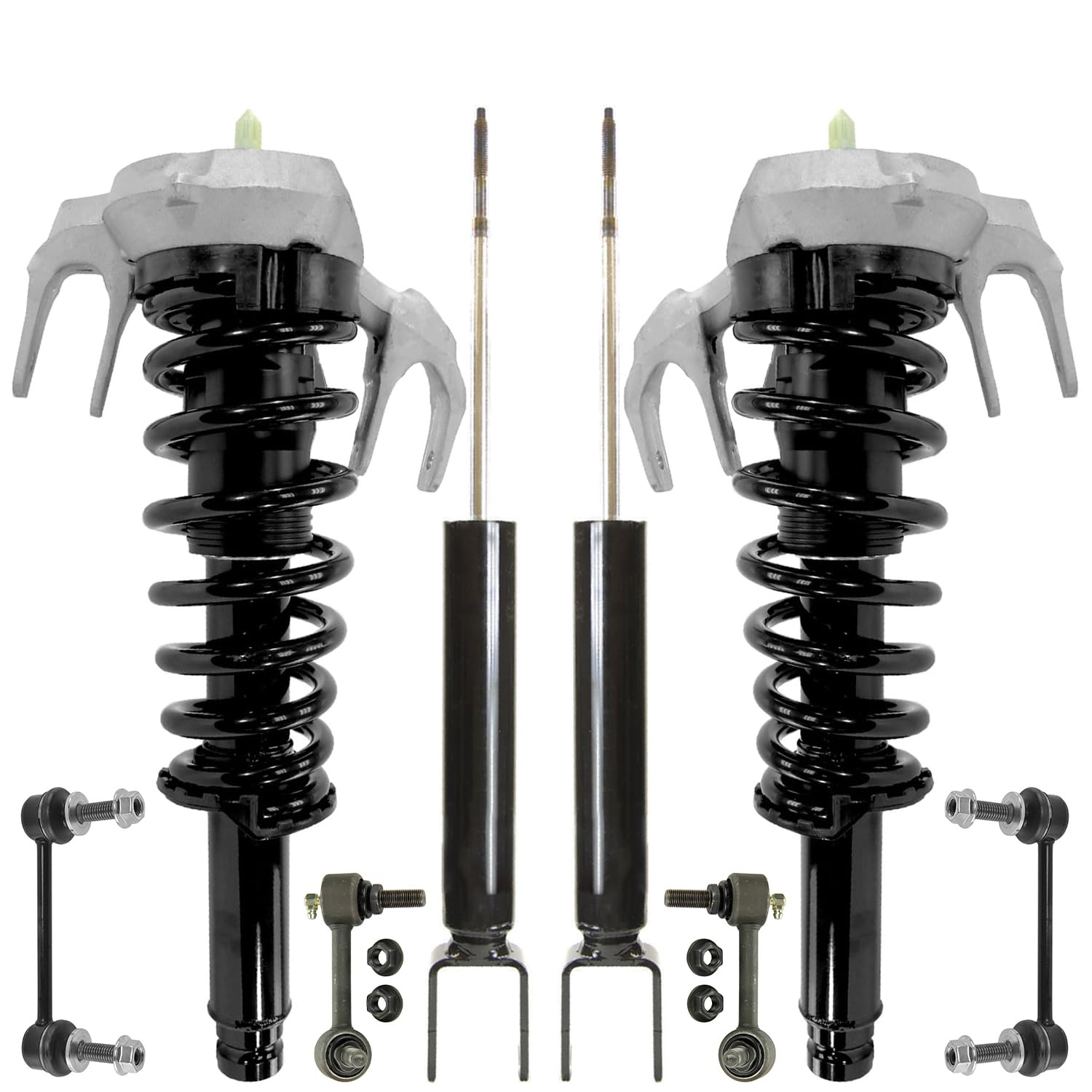 8pc Front Struts Rear Shocks Sway Bar Links Suspension Kit