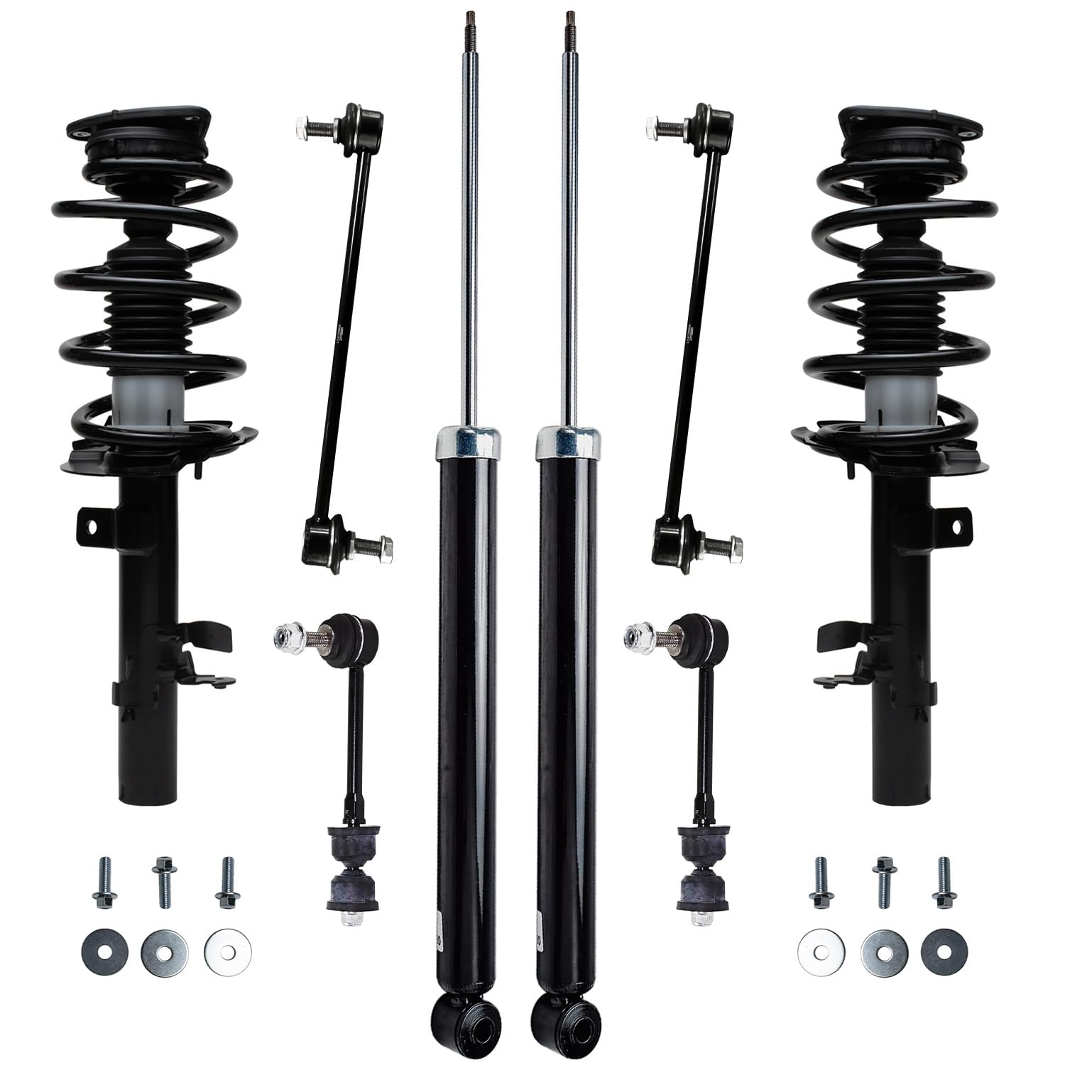 8pc Front Struts Rear Shocks Sway Bar Links Suspension Kit