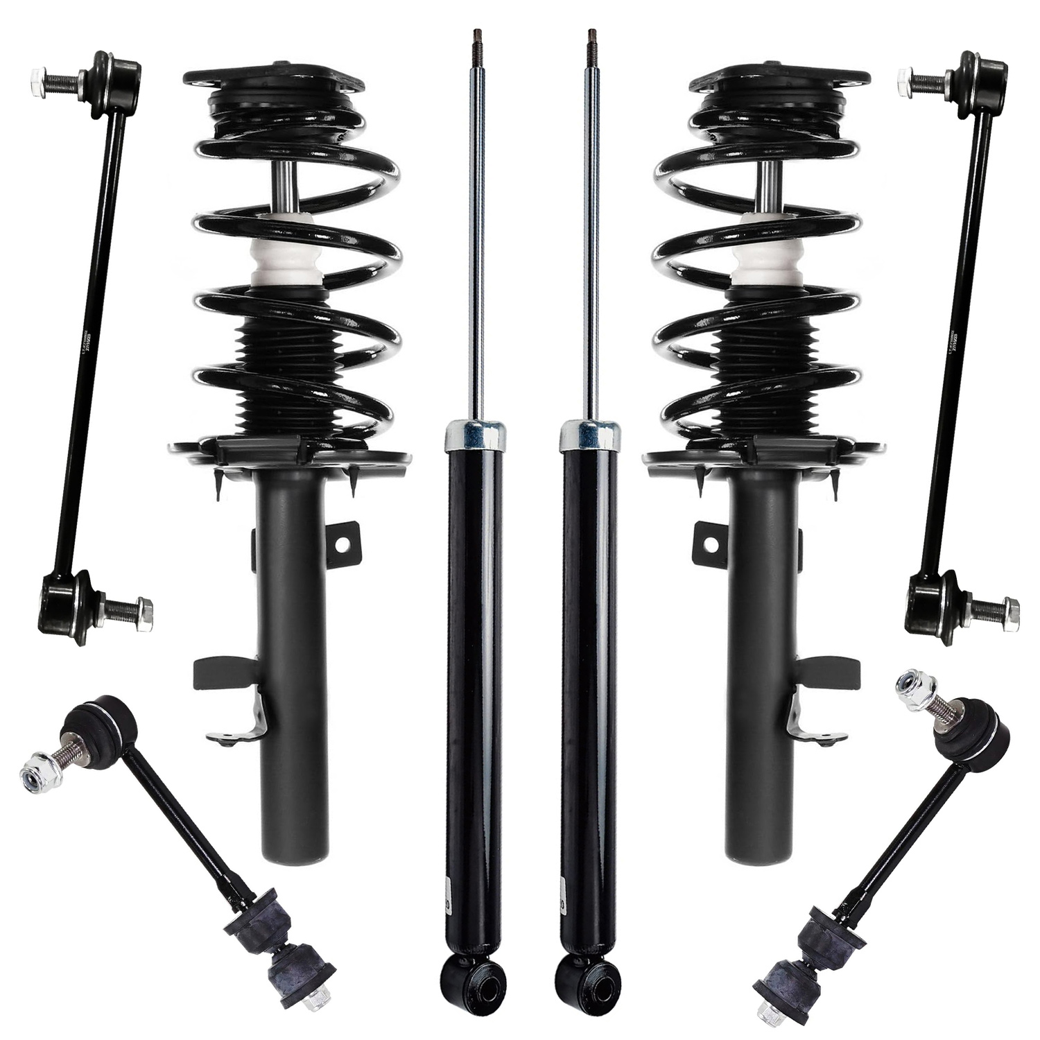 8pc Front Struts Rear Shocks Sway Bar Links Suspension Kit