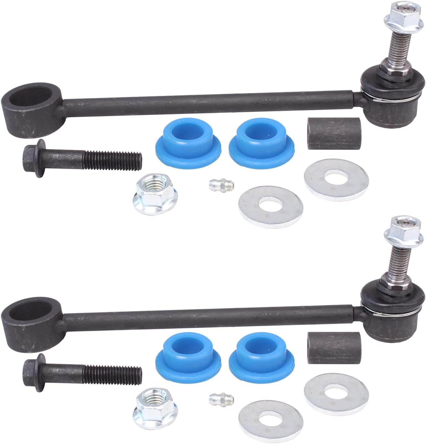 Detroit Axle - 4WD Front  Rear Shock Absorbers Sway Bars for 2010-12 Ram 3500 — image 7