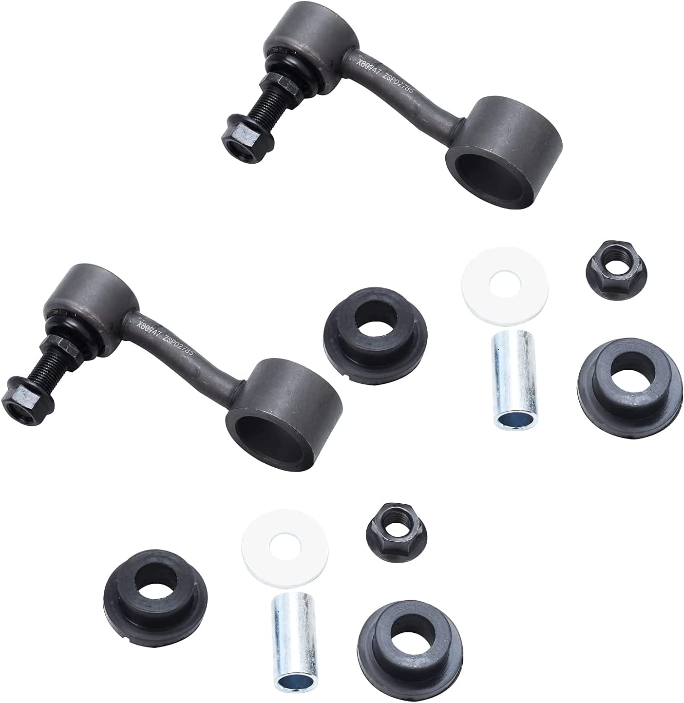Detroit Axle - Front Rear Shocks Sway Bar Links for Dodge Durango Chrysler Aspen — image 7
