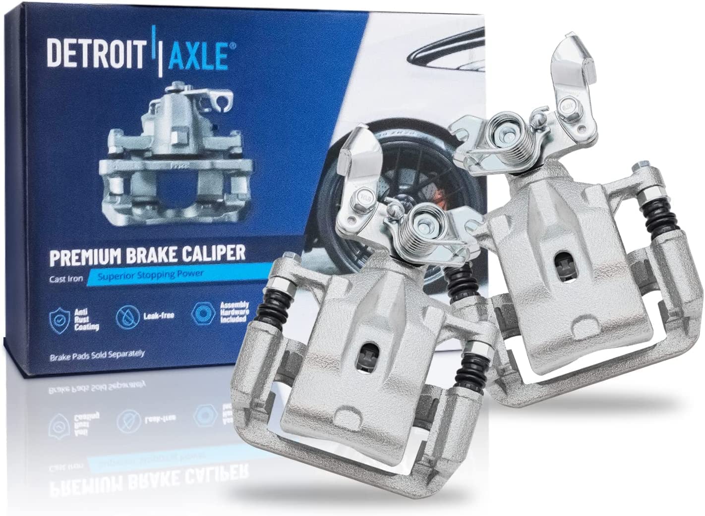 Detroit Axle - Front  Rear Calipers Brake Pads for Fusion MKZ Zephyr 6 Milan — image 5