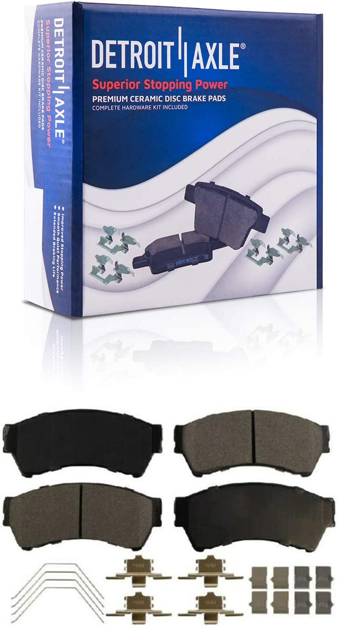 Detroit Axle - Front  Rear Calipers Brake Pads for Fusion MKZ Zephyr 6 Milan — image 6