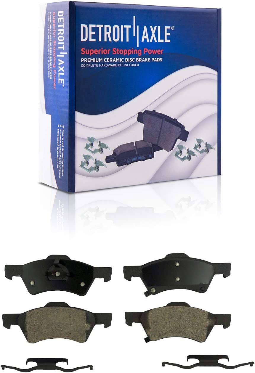 Detroit Axle - Front Drilled Rotors Calipers Pads for Town  Country Caravan — image 6