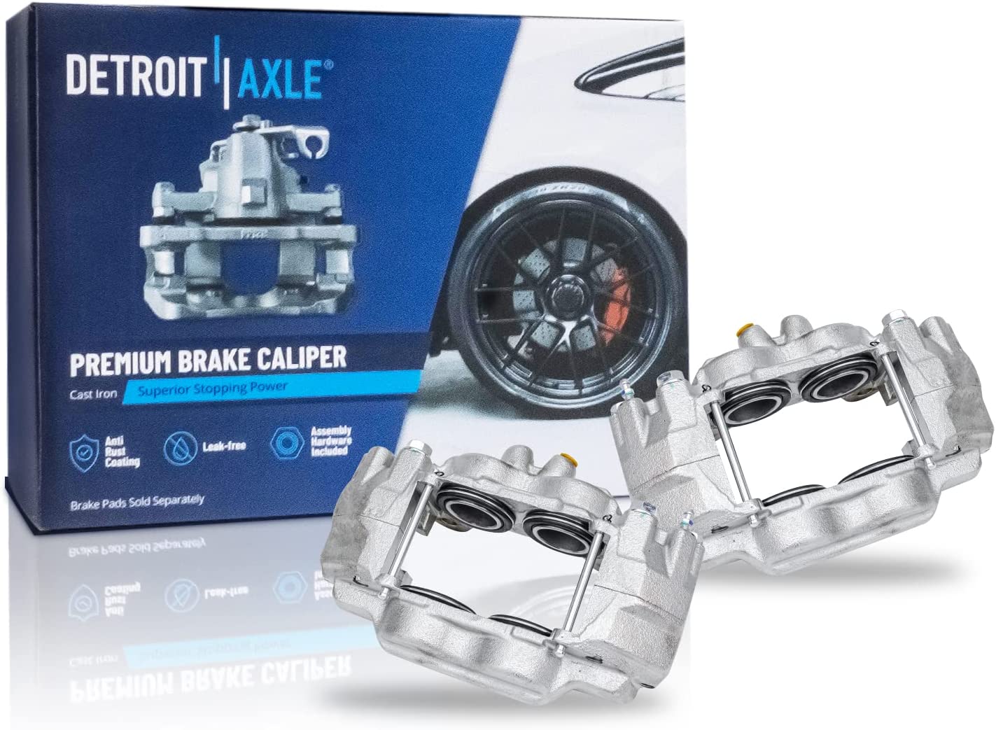 Detroit Axle - Front Rotors Brake Pads Calipers for 4Runner Tacoma FJ Cruiser — image 6