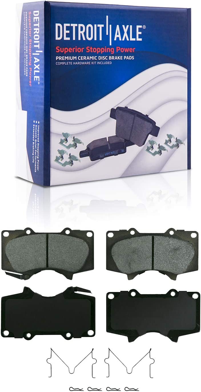 Detroit Axle - Front Drilled Rotors Brake Pads Calipers for 4Runner Tacoma — image 5