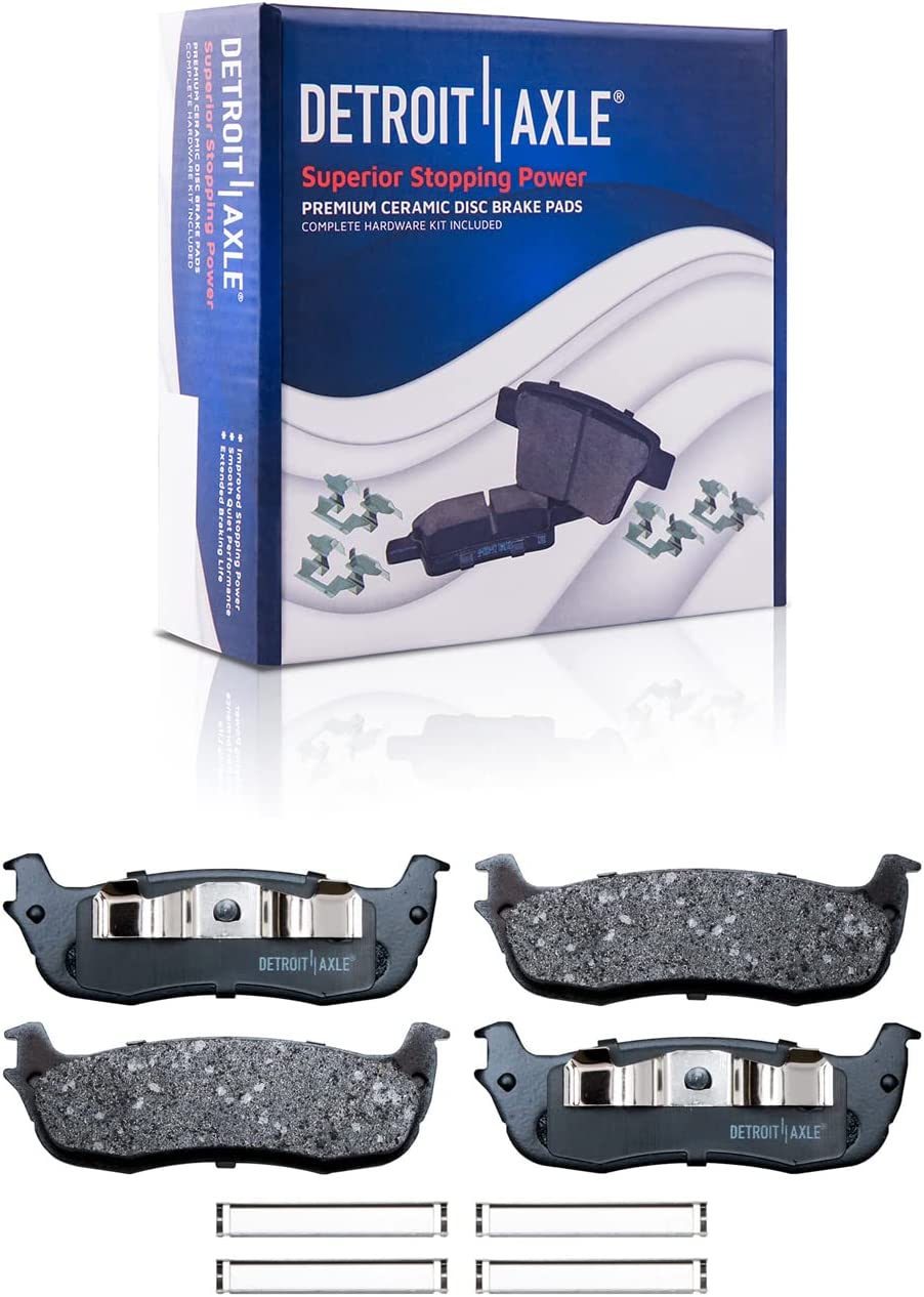 Detroit Axle - Rear Disc Rotors Brake Pads Calipers for Ford F-150 Expedition — image 5