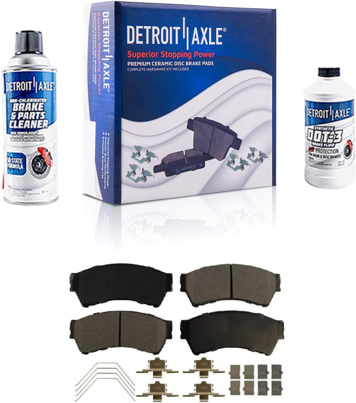 Detroit Axle - Front Rotors Calipers Pads for Ford Fusion MKZ Zephyr 6 Milan — image 6