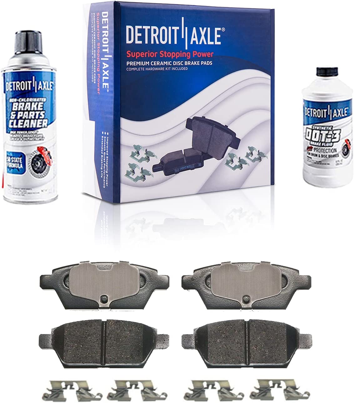 Detroit Axle - Rear Drilled Rotors Calipers Pads for Fusion MKZ Zephyr 6 Milan — image 6