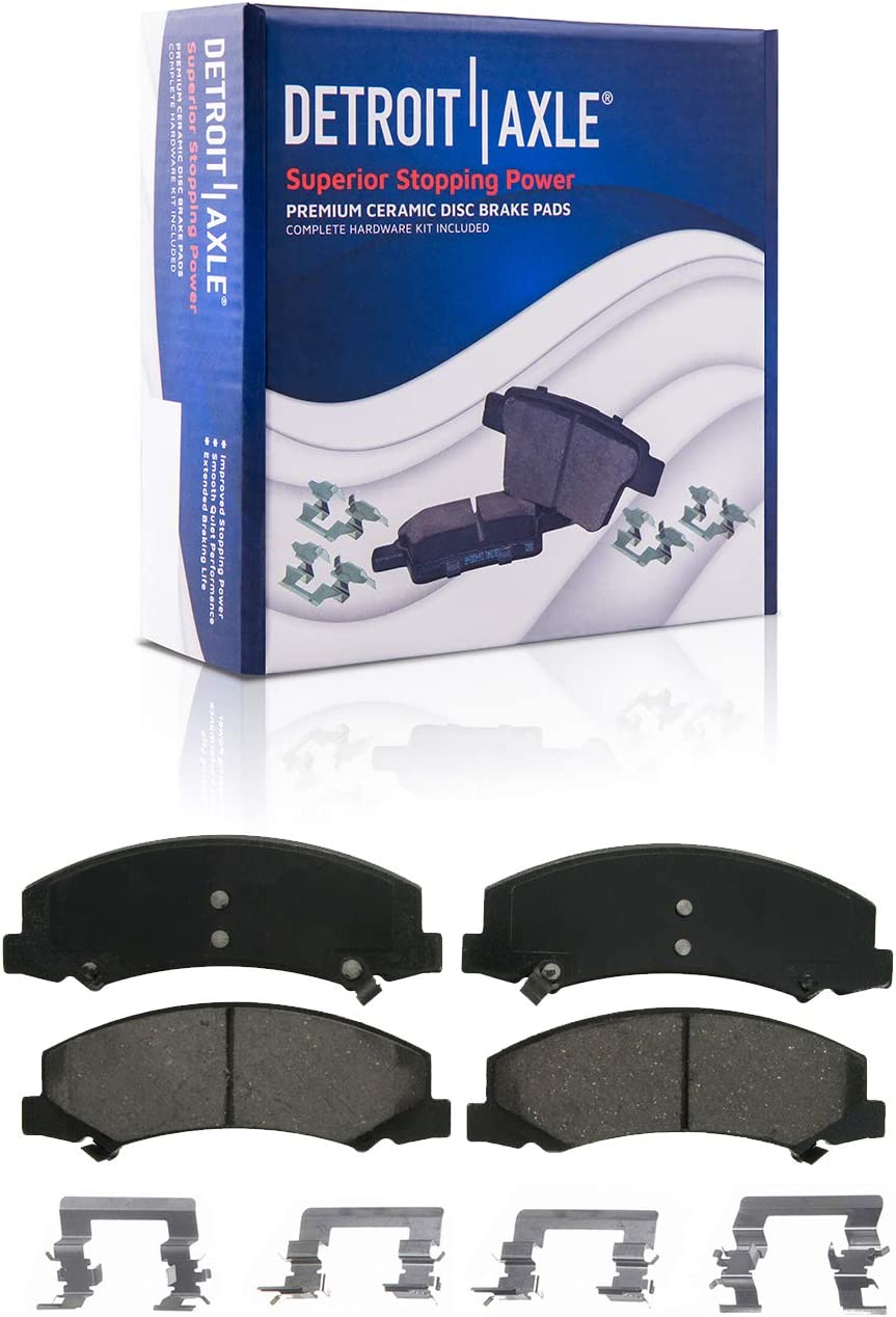 Detroit Axle - Front Drilled Rotors Brake Pads Calipers for Chevy Impala Lucerne — image 5