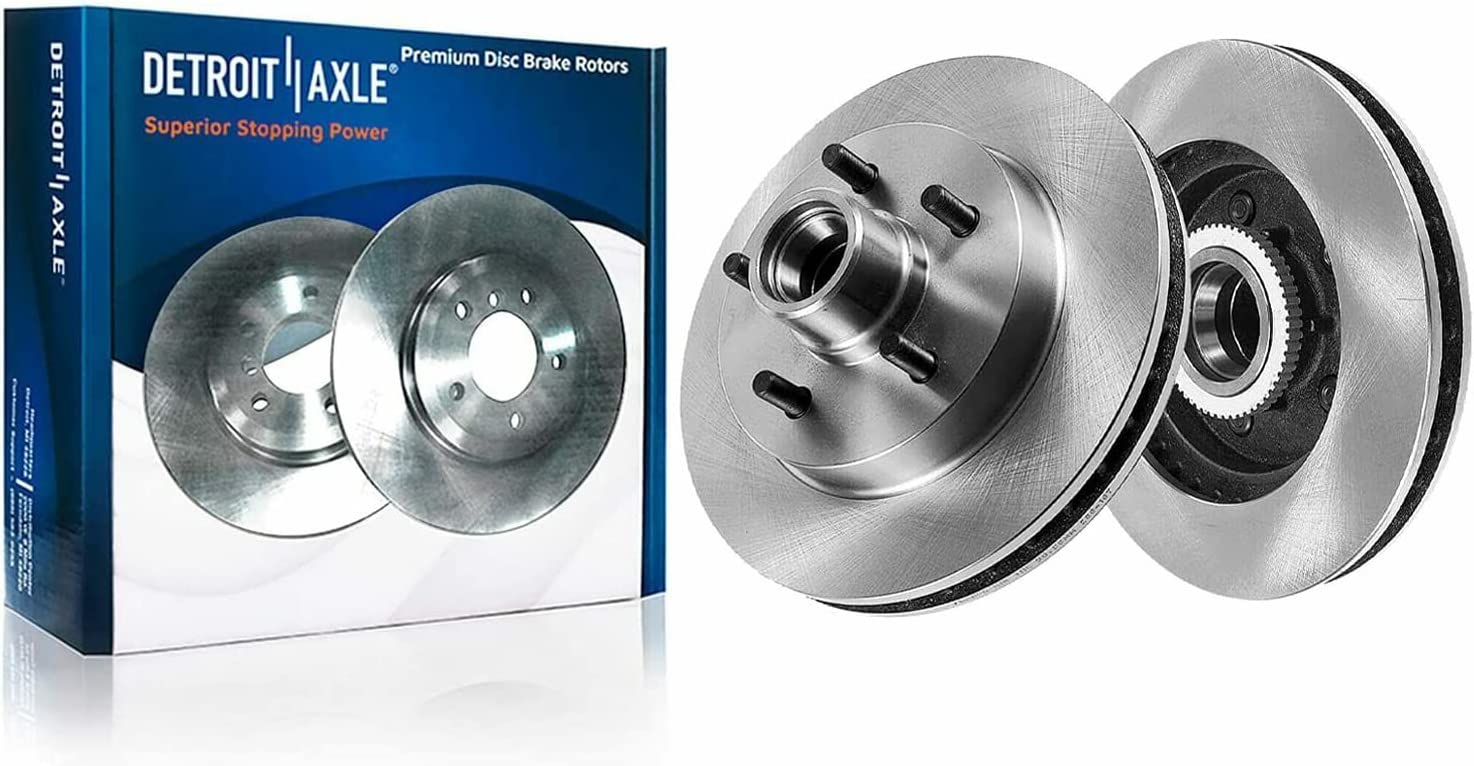 Detroit Axle - Front Rotors Calipers Brake Pads for Ford F-150 Lincoln Blackwood — image 4