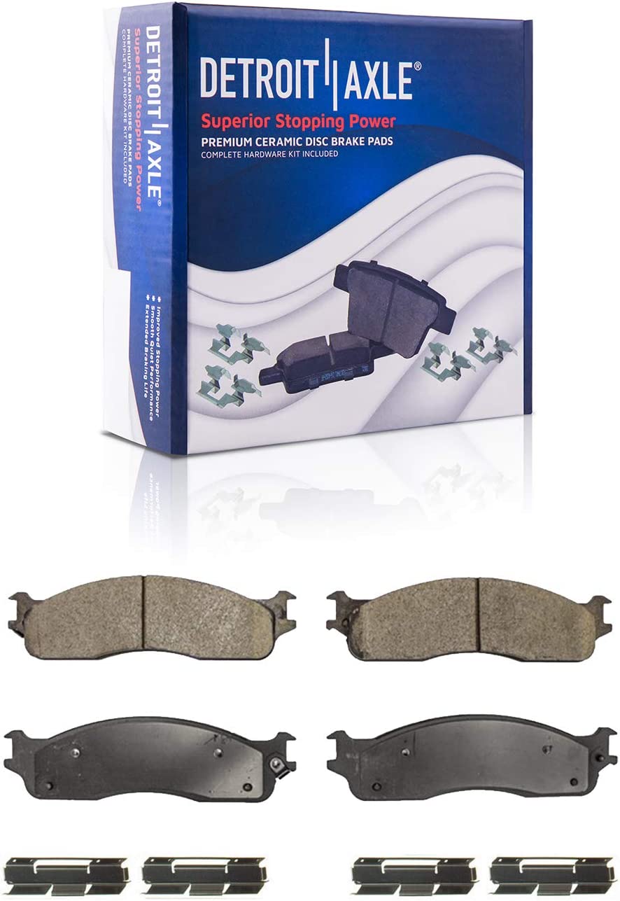 Detroit Axle - Front Disc Rotors Brake Pads Caliper for Dodge Ram 1500 2500 3500 — image 5
