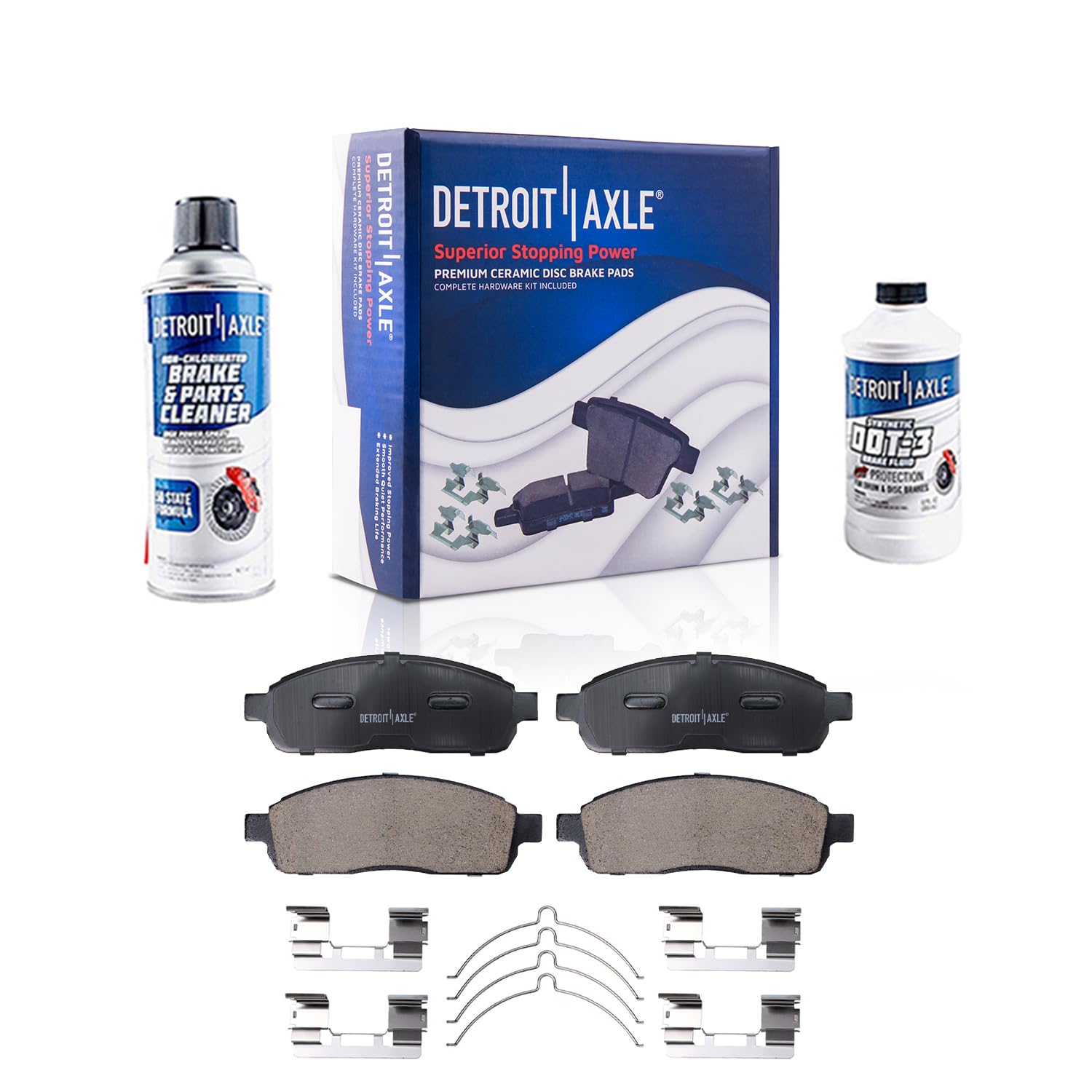 Detroit Axle - 2WD Front Rotors Calipers Brake Pads for 2004-2005 Ford F-150 — image 6