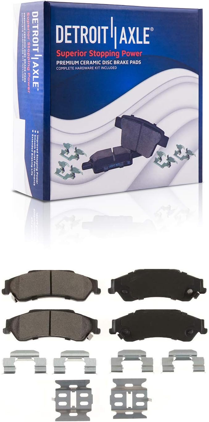 Detroit Axle - Rear Disc Rotors Pads Brake Calipers for S10 Blazer Jimmy Sonoma — image 5