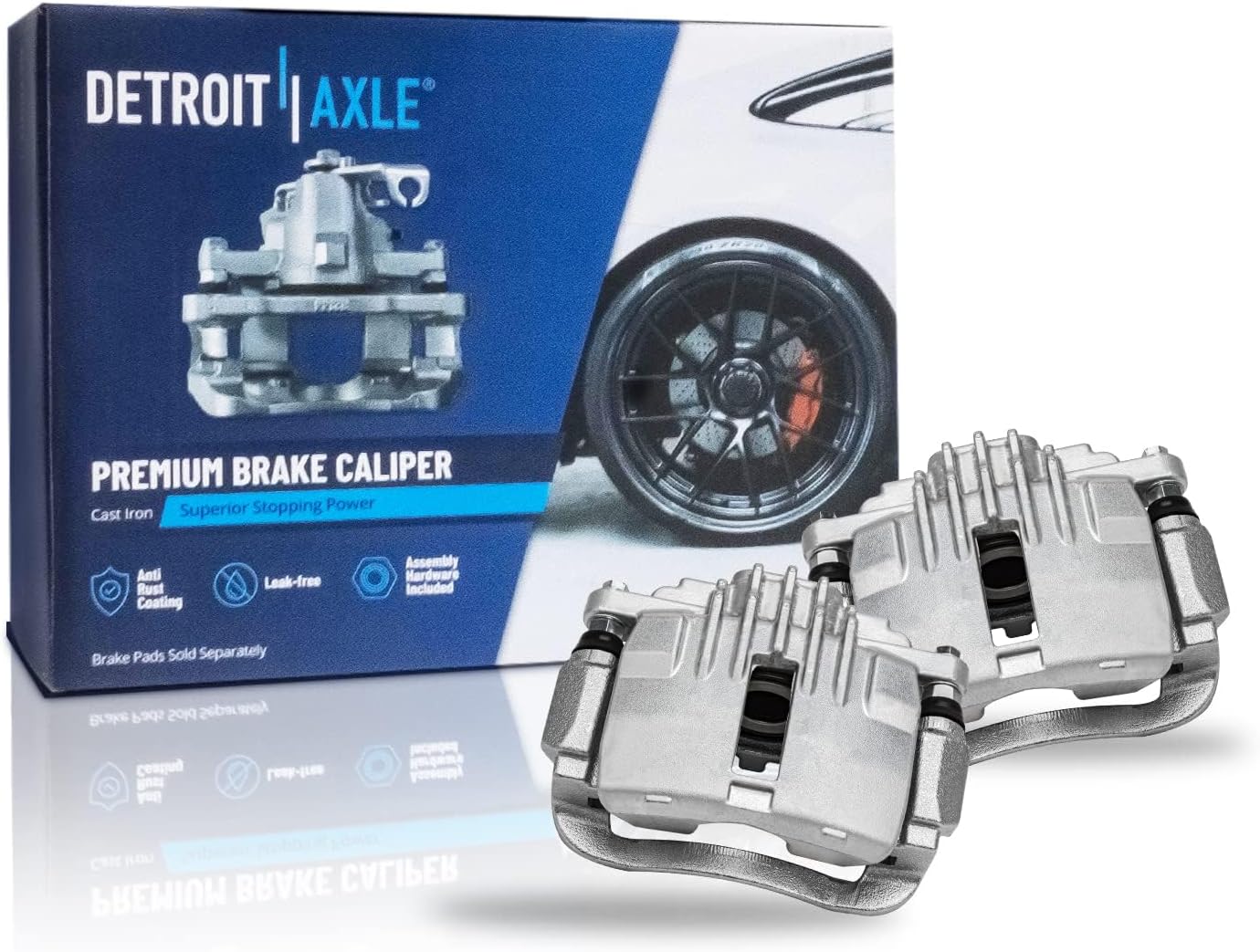 Detroit Axle - Rear Drilled Rotors Calipers Pads for Blazer S10 Jimmy Sonoma — image 5