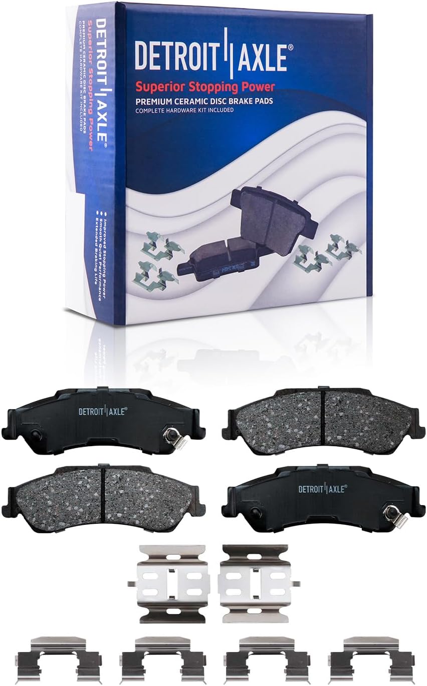Detroit Axle - Rear Drilled Rotors Calipers Pads for Blazer S10 Jimmy Sonoma — image 6