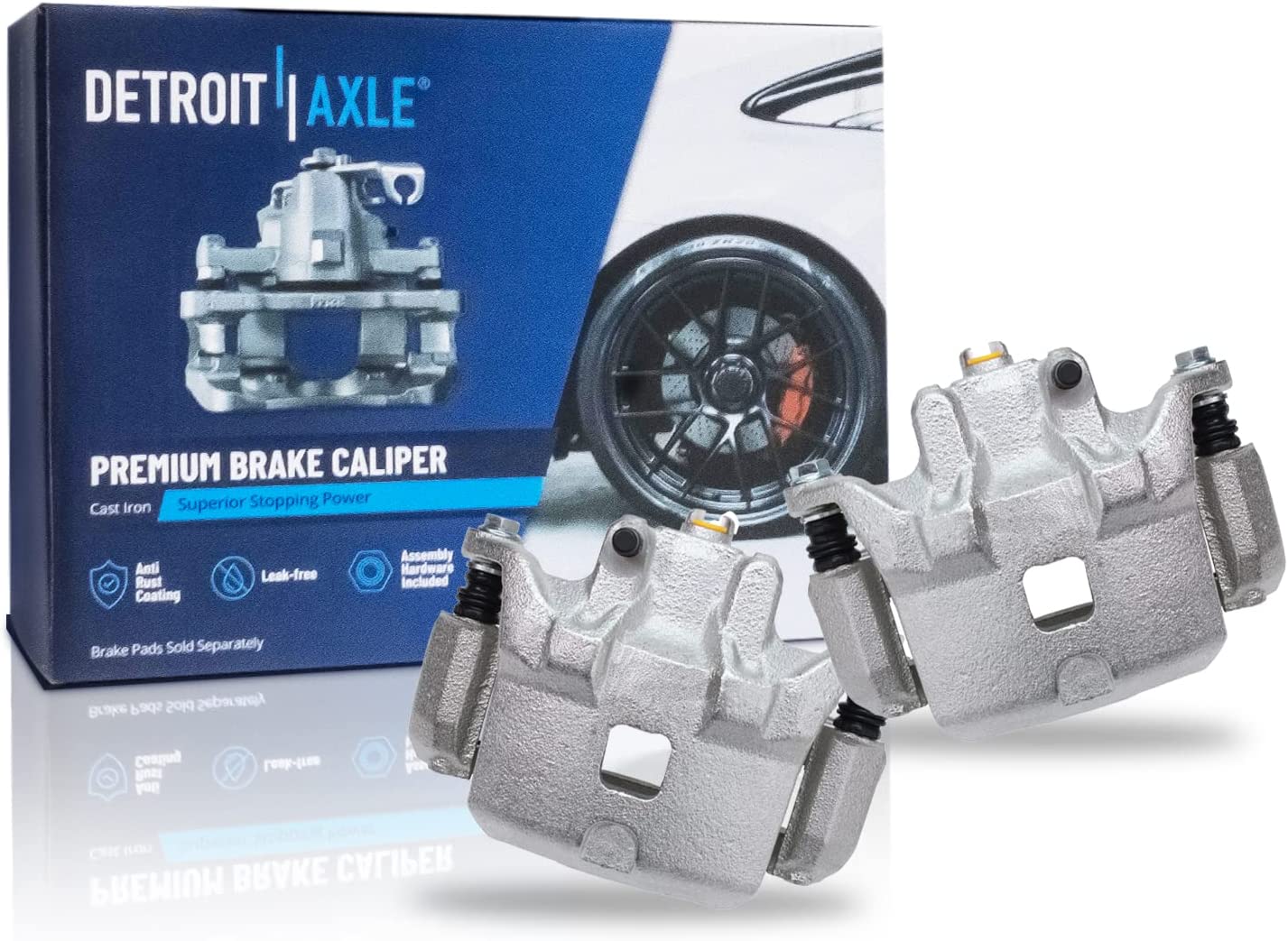 Detroit Axle - Front Drilled Rotors Brake Calipers Pads for Altima Maxima I35 — image 6