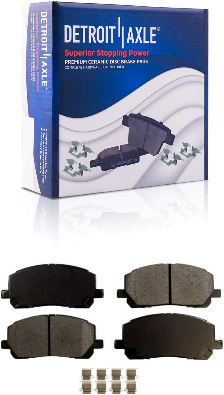 Detroit Axle - Front Disc Rotors Calipers Brake Pads for 2001-2007 Highlander — image 6