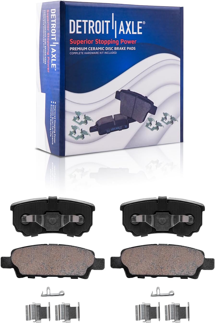 Detroit Axle - Rear Drilled Rotors Brake Pads for Patriot Compass Avenger 200 — image 6