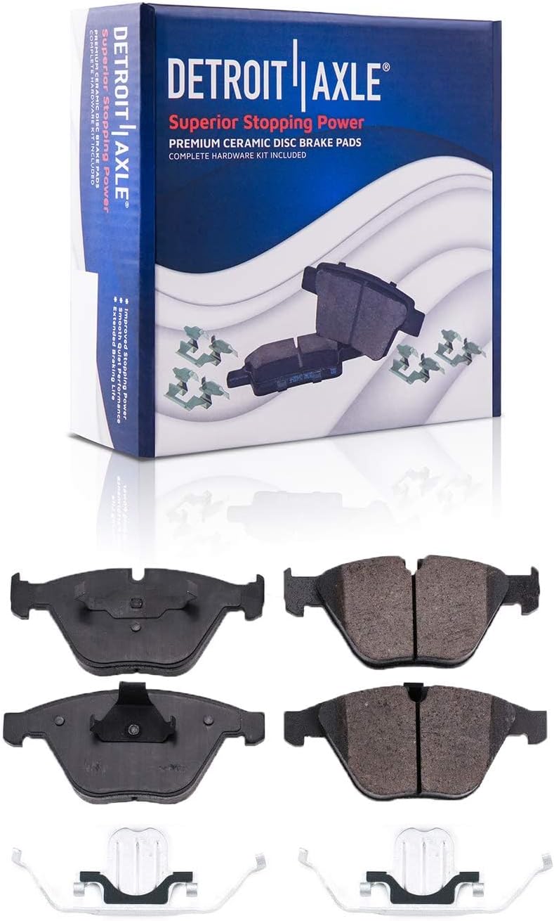Detroit Axle - Front Disc Rotors Brake Pads for BMW 323i 328i xDrive X1 328xi — image 6