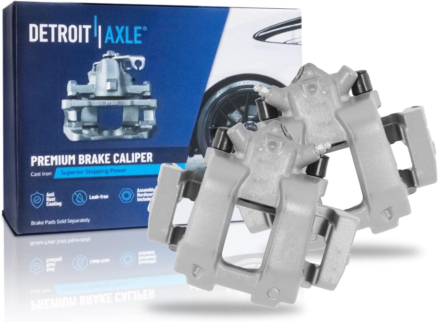 Detroit Axle - Front Disc Rotors Brake Pads for 328i 330i 320i 230i 428i 430i — image 5