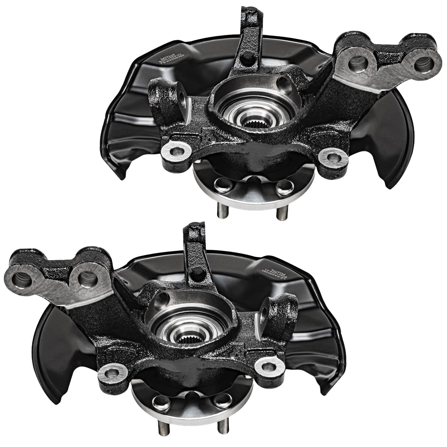 Detroit Axle - Front Drilled Rotors Calipers Pads Knuckles for Corolla Matrix — image 7