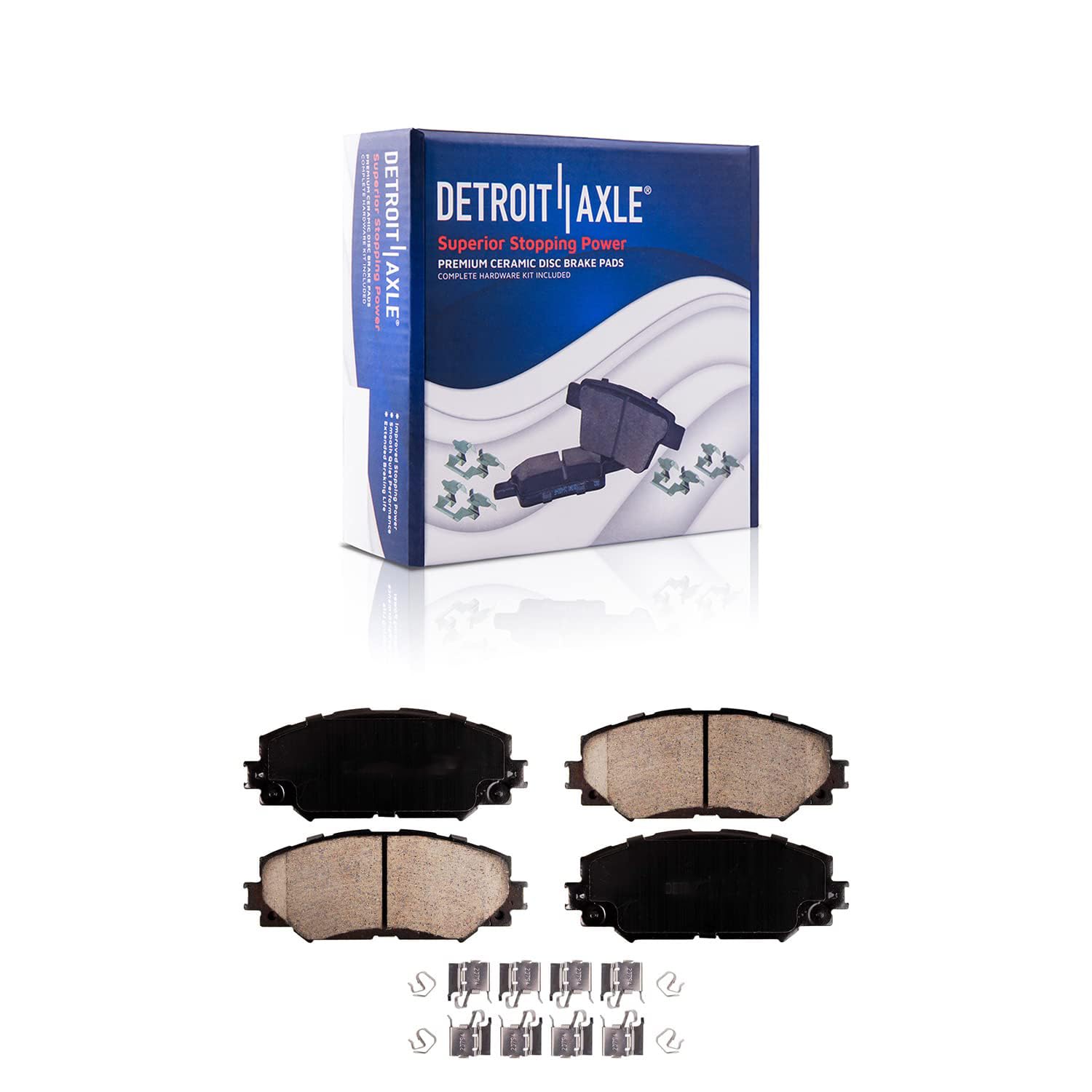 Detroit Axle - Front Drilled Rotors Calipers Pads Knuckles for Corolla Matrix — image 6