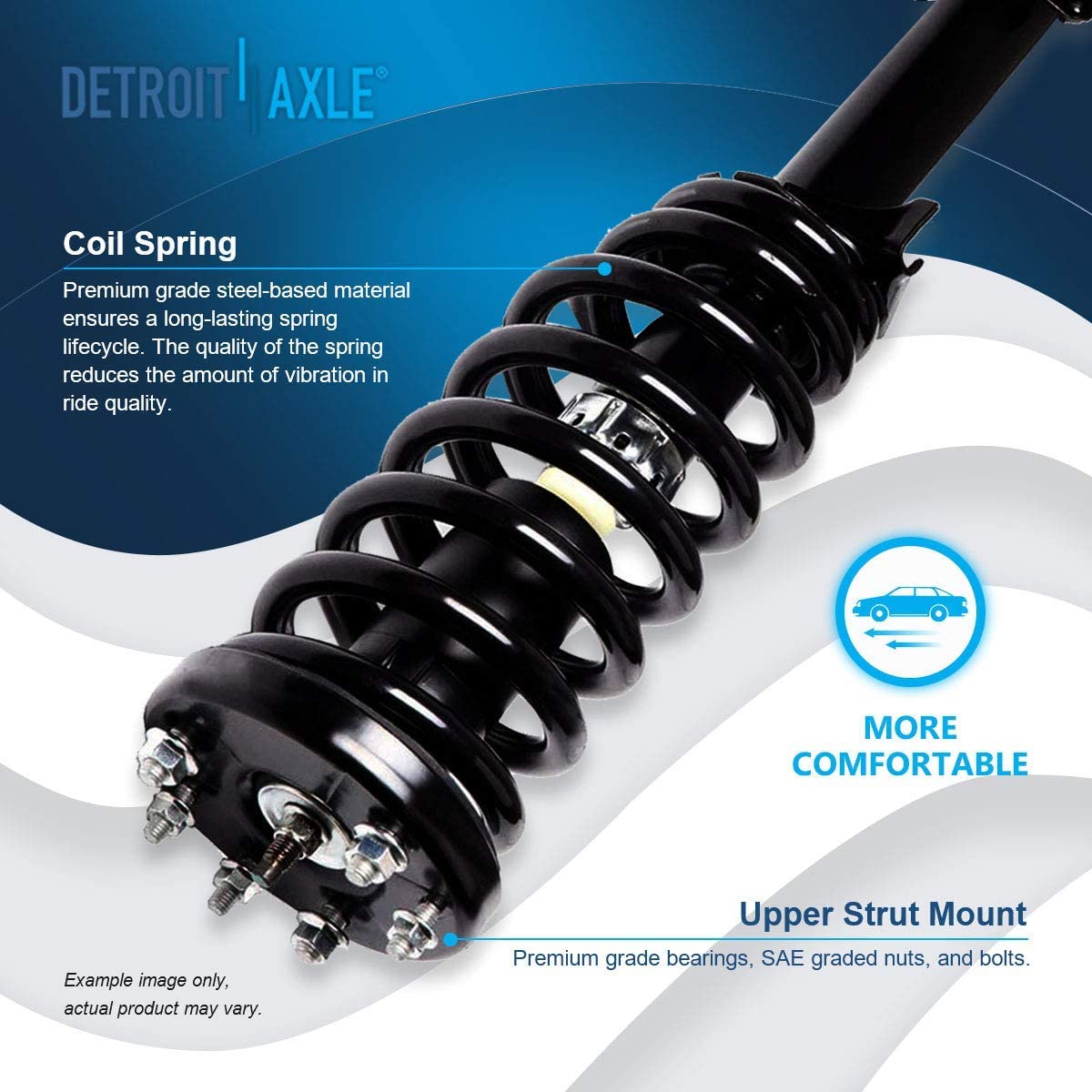 Detroit Axle - Front Struts Control Arms Kit for 2008 2009-2012 Honda Accord — image 8