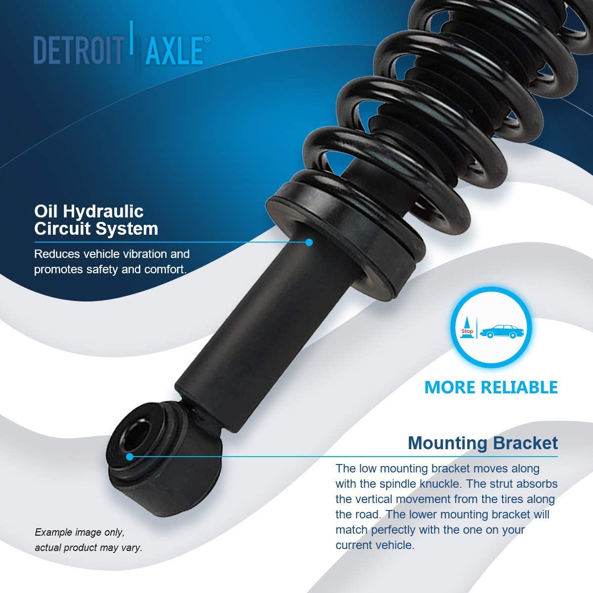 Detroit Axle - RWD Front Struts Upper Control Arms Tie Rods for 09-13 Ford F-150 — image 10