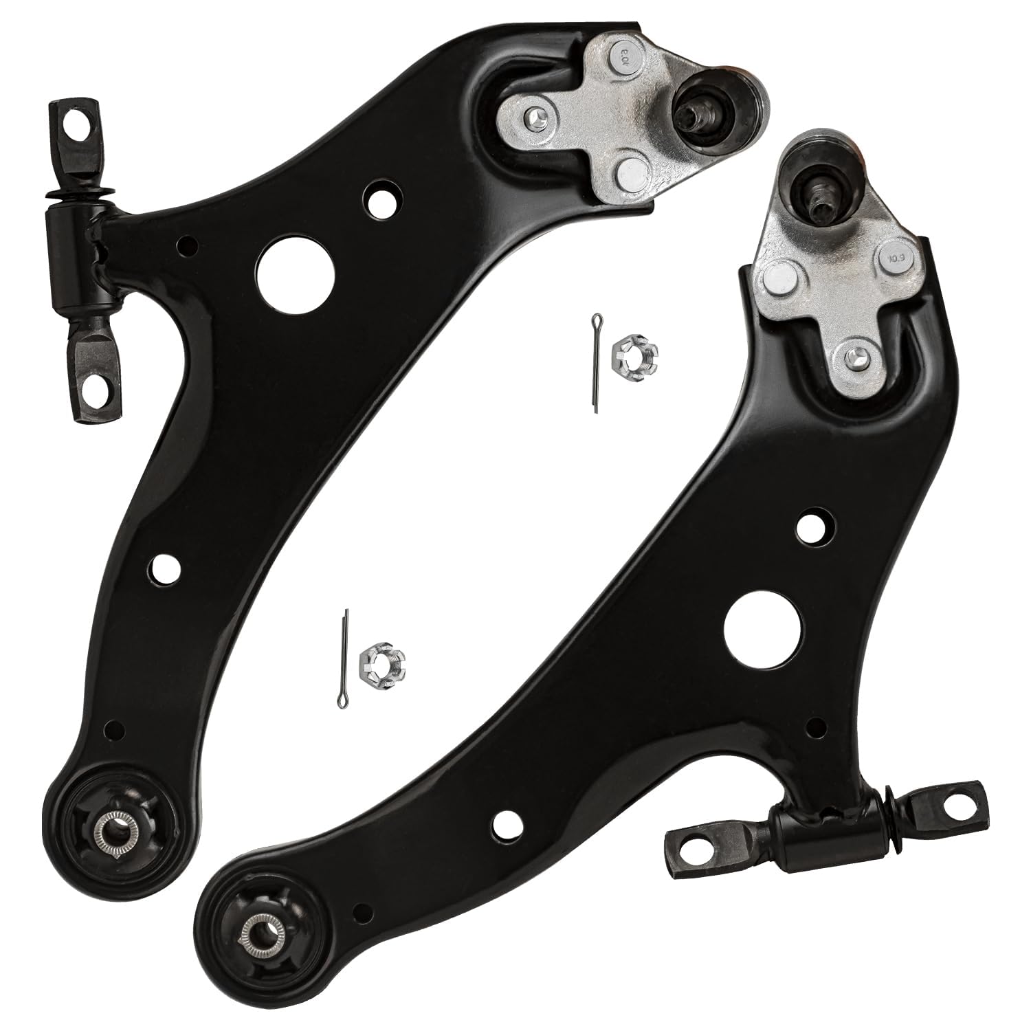 Detroit Axle - FWD Front Struts Lower Control Arms for 2011-2013 Toyota Sienna — image 5