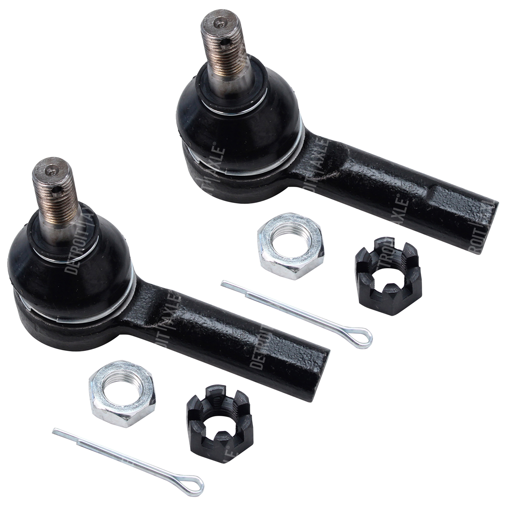 Detroit Axle - Front Upper Lower Control Arms Kit for 1999-2004 Xterra Frontier — image 6