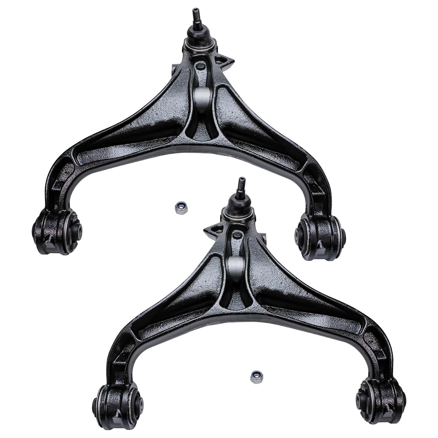 Detroit Axle - Front Lower Control Arms Tie Rods Kit for 2008-2011 Dodge Nitro — image 4