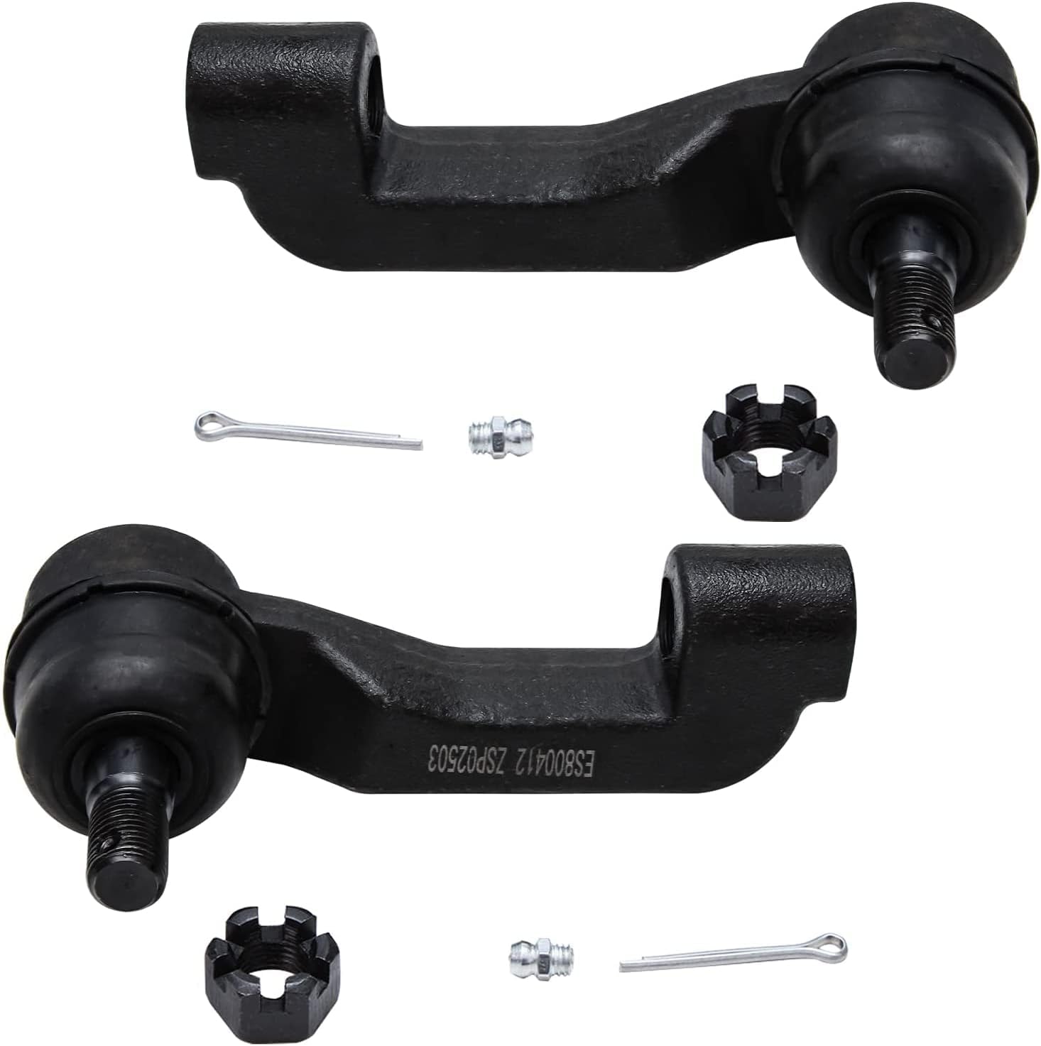 Detroit Axle - Front Upper Control Arms Tie Rods Kit for 2008-2011 Dodge Nitro — image 6