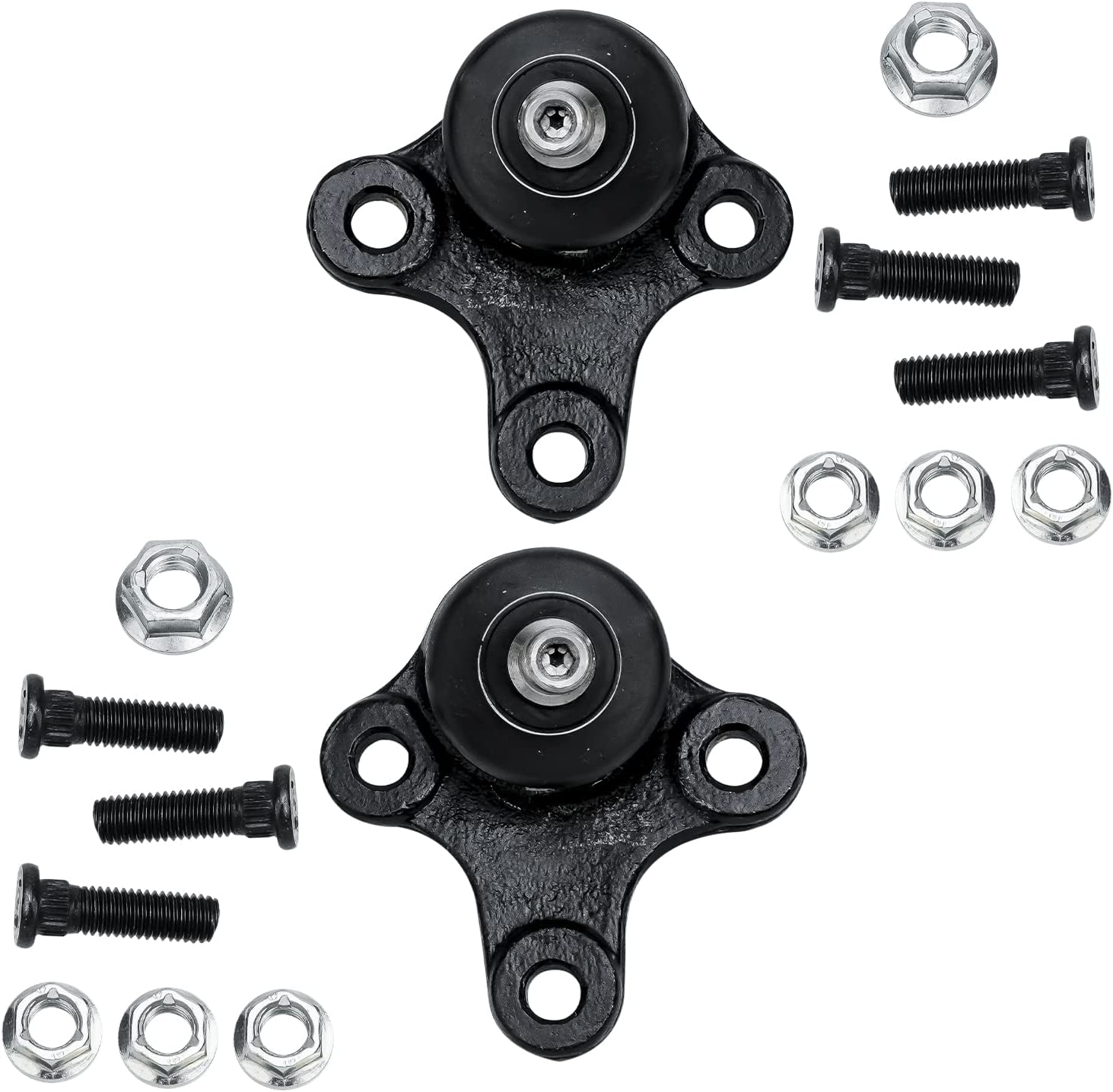 Detroit Axle - Front Lower Control Arms Tie Rods Kit for Jetta GTI Golf Rabbit — image 7