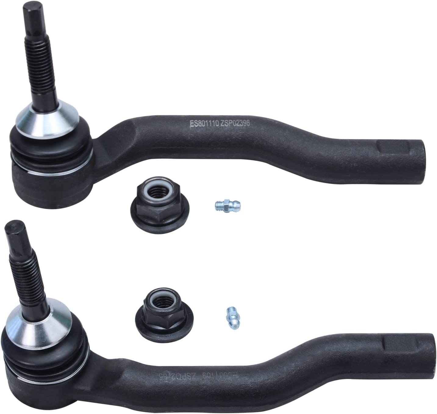 Detroit Axle - Front Lower Control Arms Outer Tie Rods Kit for Ford Fusion MKZ — image 5