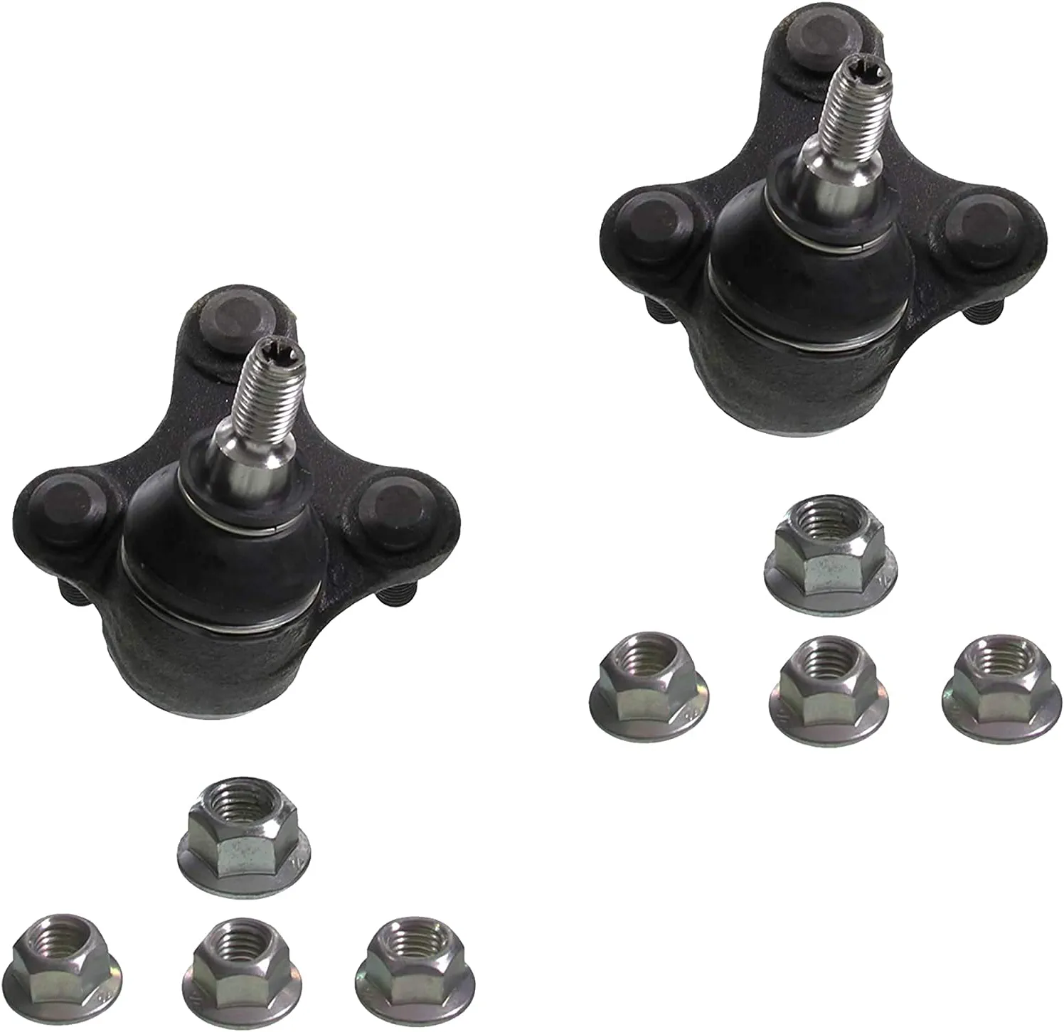 Detroit Axle - Front Lower Control Arms Tie Rods Sway Bars for Audi A3 VW Jetta — image 5