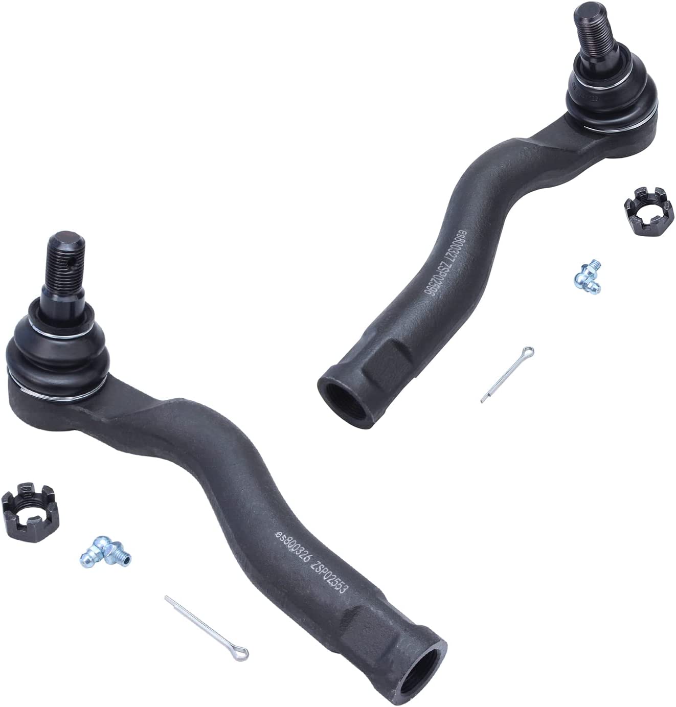 Detroit Axle - Front Upper Control Arms Tie Rods for 2008-2019 Tundra Sequoia — image 6