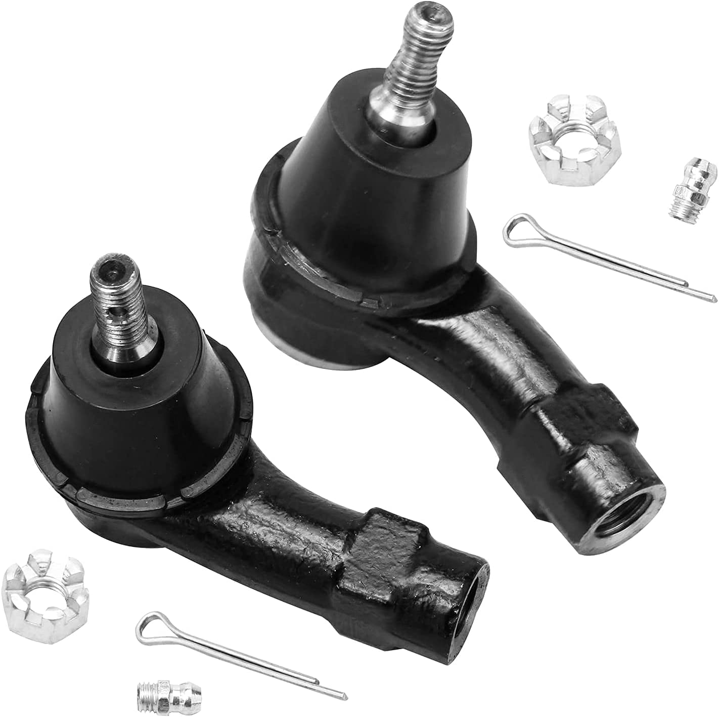 Detroit Axle - Front Lower Control Arms Tie Rods Kit for 2000-2004 Ford Focus — image 6