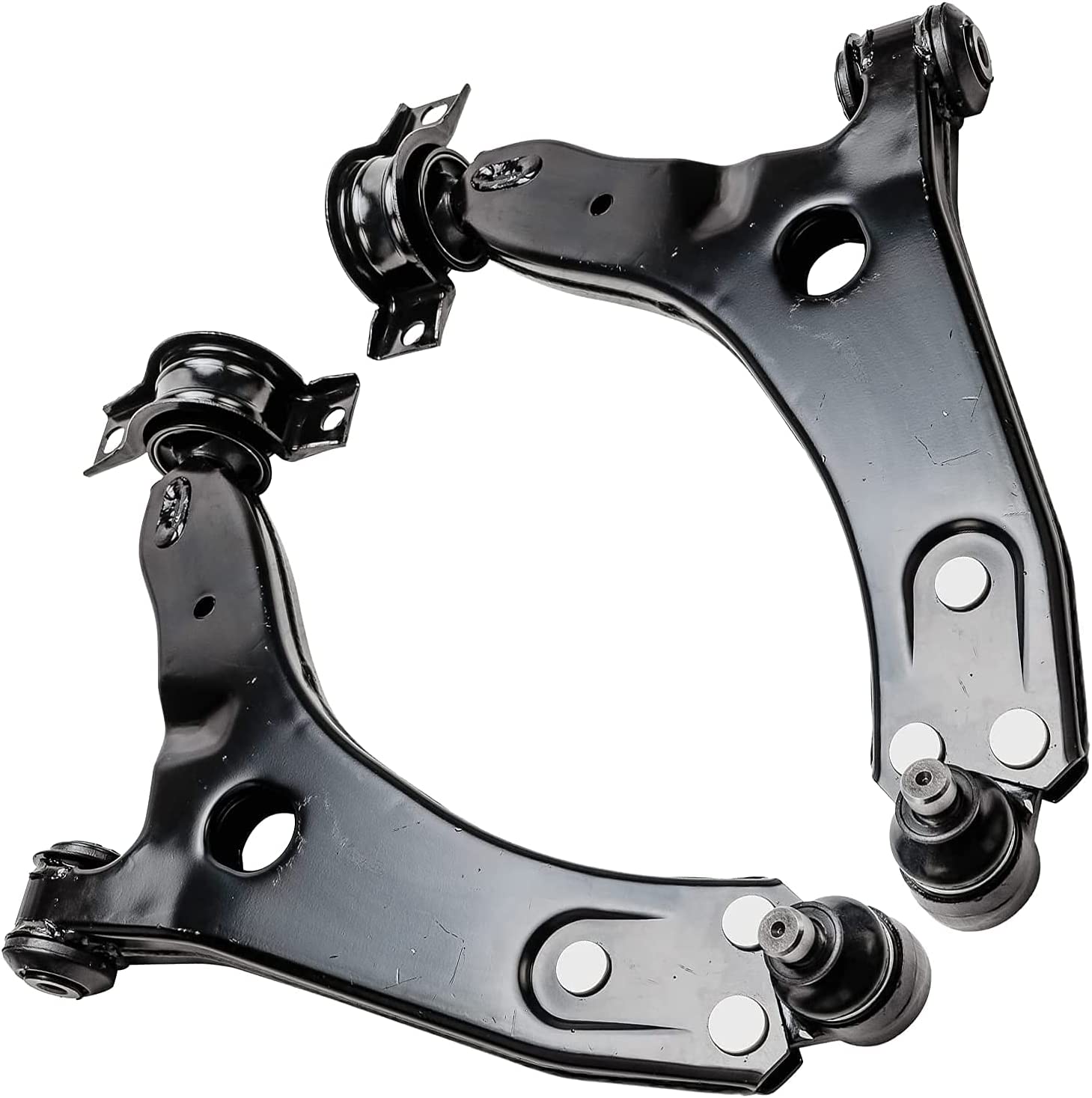 Detroit Axle - Front Lower Control Arms Tie Rods Kit for 2000-2004 Ford Focus — image 4