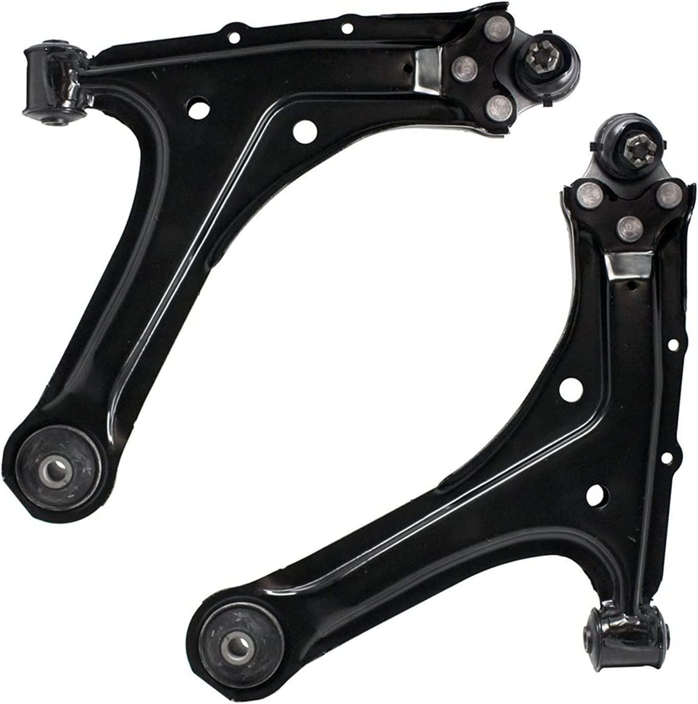 Detroit Axle - Front Lower Control Arms Tie Rods Kit for Chevy Cavalier Sunfire — image 4