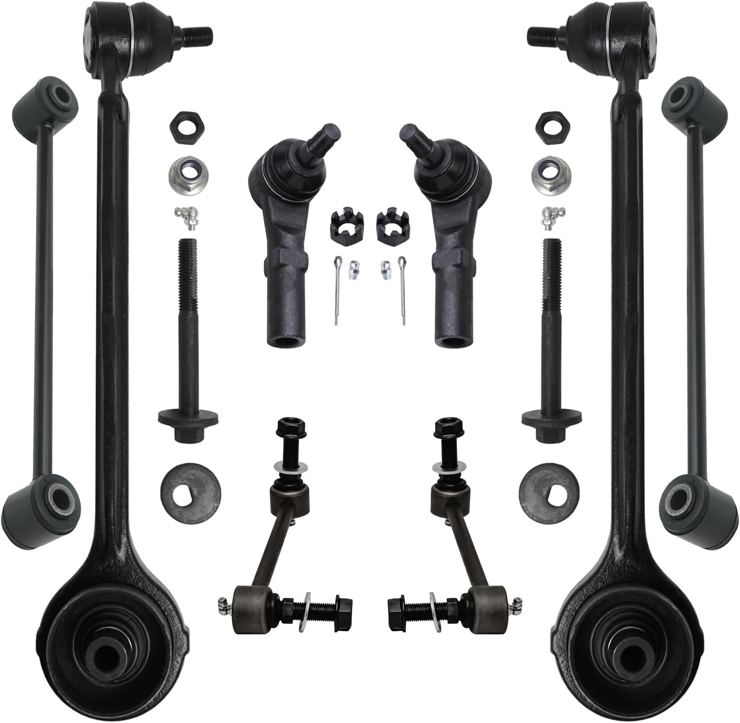 POWERGEAR RWD Control Arm Kit – 2Pcs Front Lower Forward Arms With Ball Joint For 2011-2020 Dodge Charger/Challenger & Chrysler 300 – Replaces K010535 / K010536