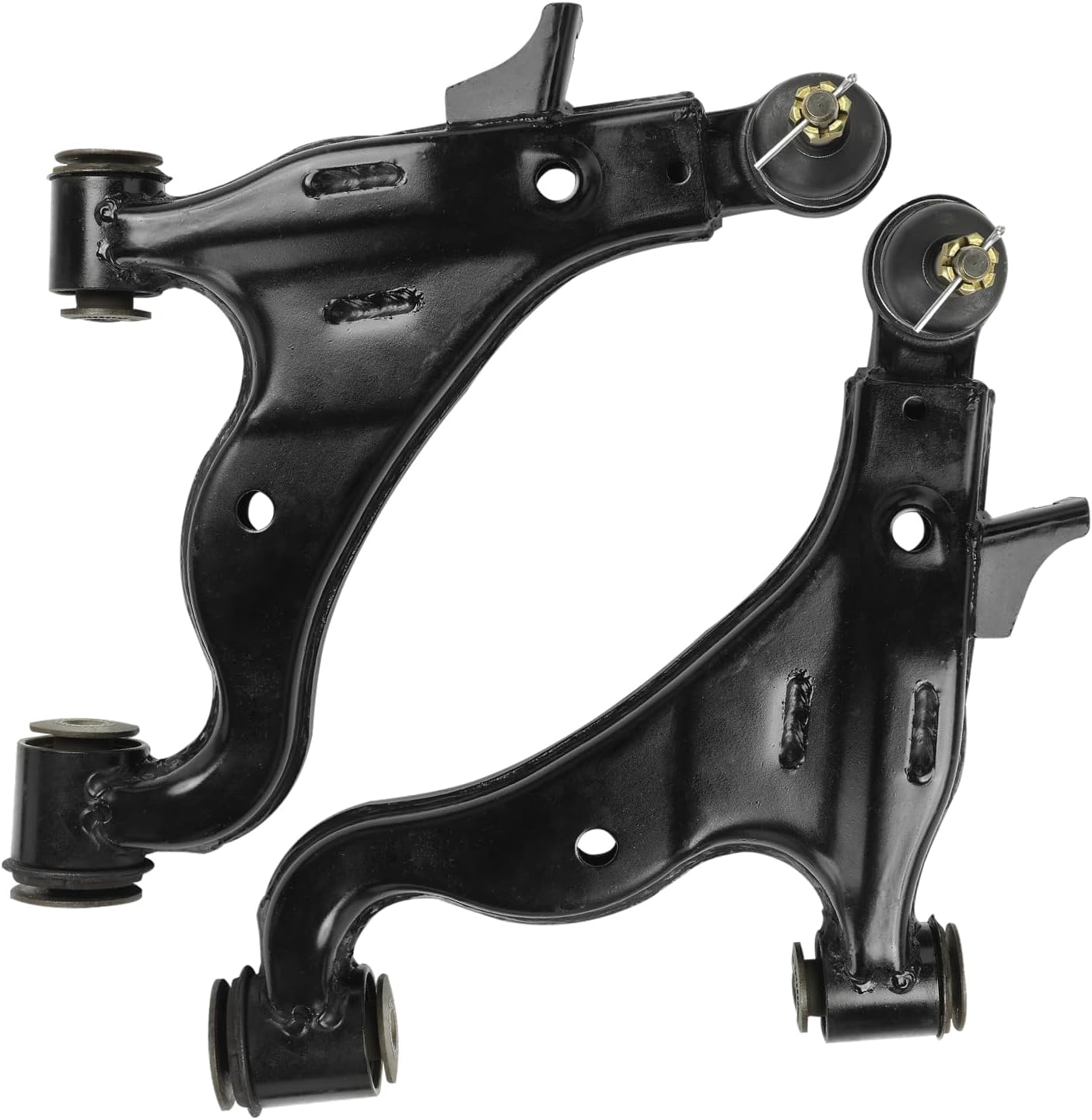 Detroit Axle - Front Lower Control Arms Sway Bar Links Outer Tie Rods for Tacoma — image 4