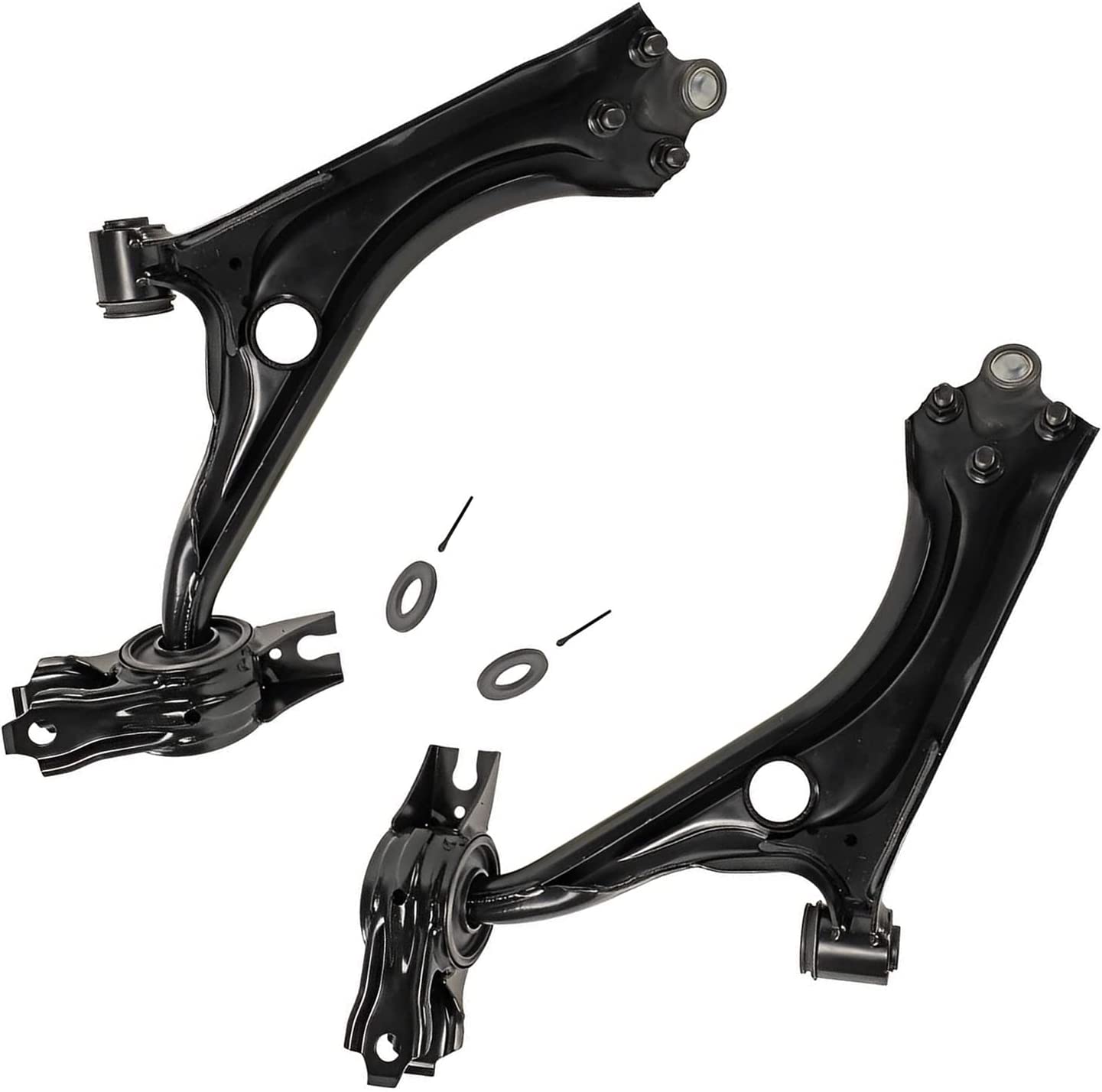 Detroit Axle - Front Lower Control Arms Tie Rods Kit for 2016-2019 Honda Civic — image 4