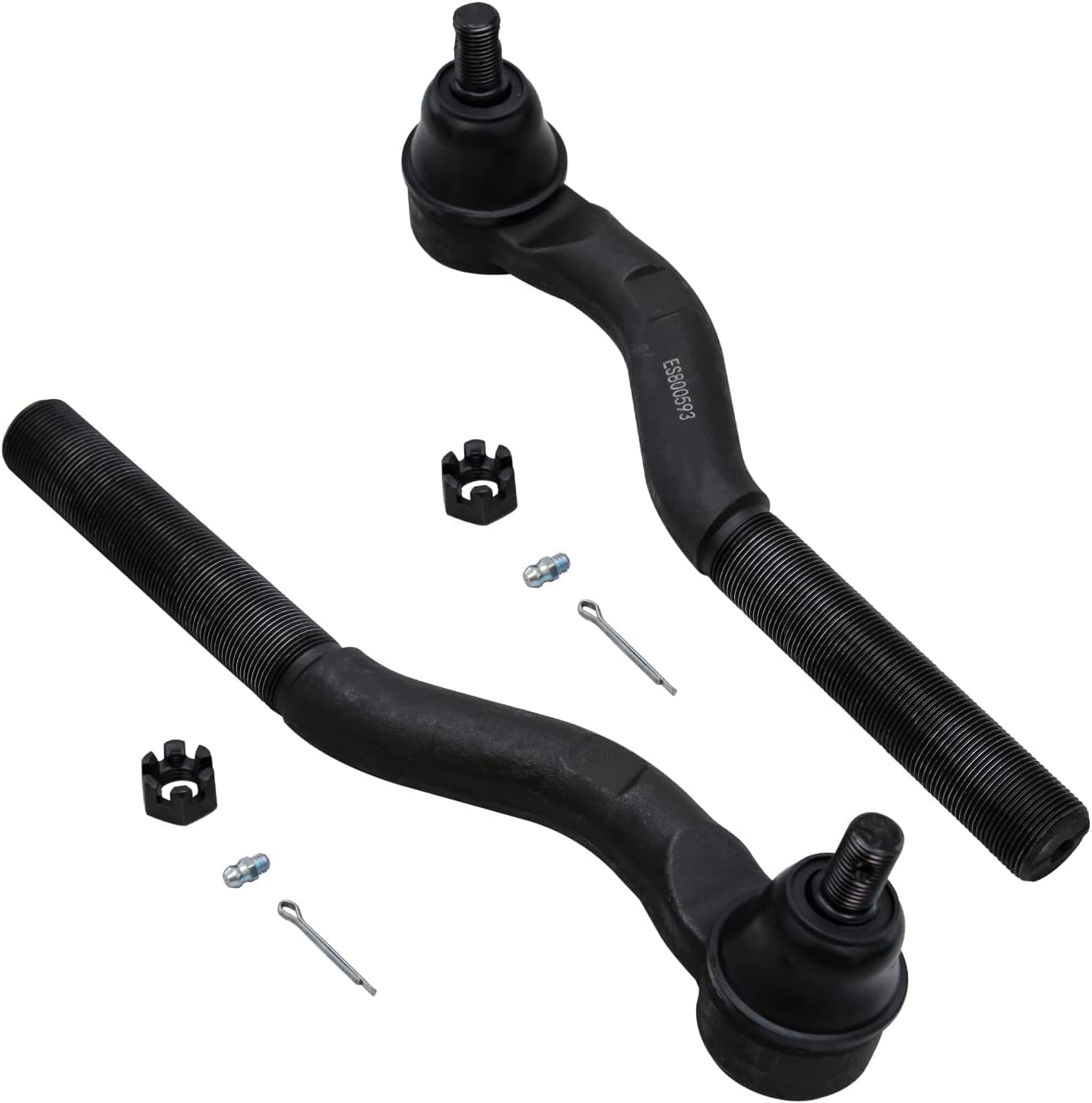 Detroit Axle - Front Lower Control Arms Tie Rod Ends kit for Jeep Wrangler JK — image 5