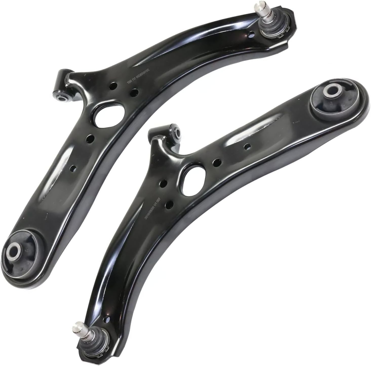 Detroit Axle - Front Lower Control Arms Tie Rods for 2012-2017 Kia Rio — image 4