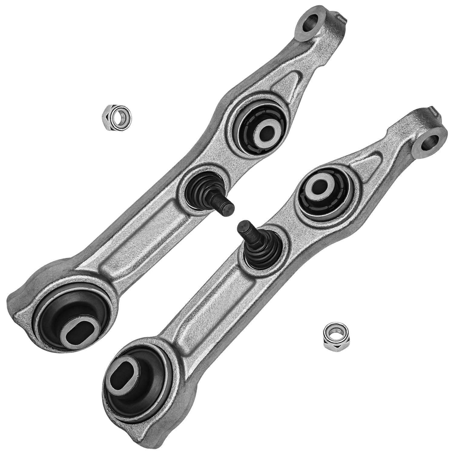 Detroit Axle - Front Lower Rearward Control Arms Tie Rods for E320 E350 E500 — image 4