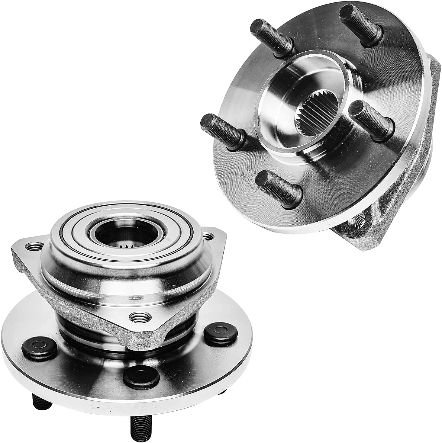 Detroit Axle - Front Wheel Hubs Control Arms Kit for Grand Cherokee Wrangler — image 4