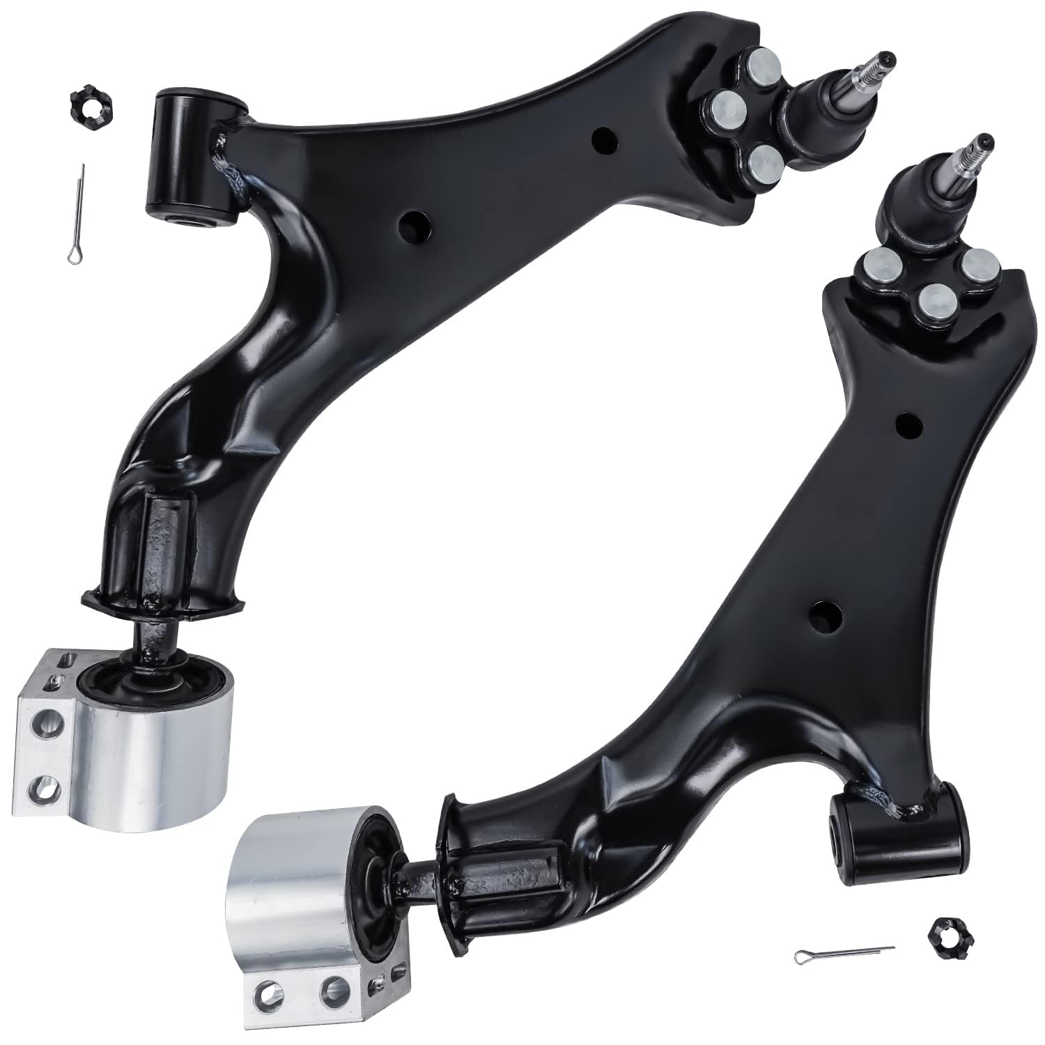 Detroit Axle - Front Lower Control Arms Wheel Hubs for 2010-2017 Equinox Terrain — image 4